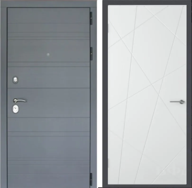 Фото Дверь ЗД Лира Софт графит DIS006837